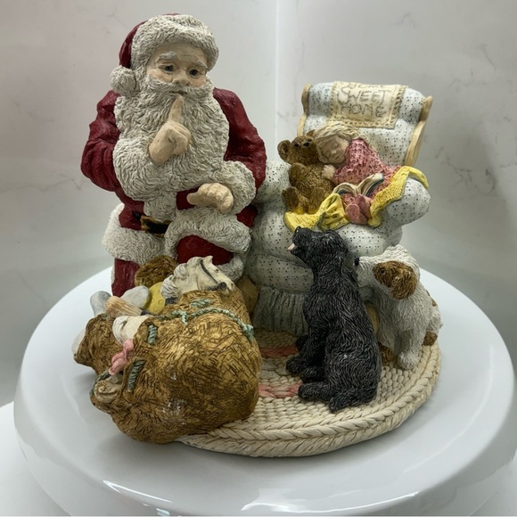 Suzan Bradford "Waiting for Santa" 1990 The Legend of Santa Claus Limited Series - Picture 1 of 16